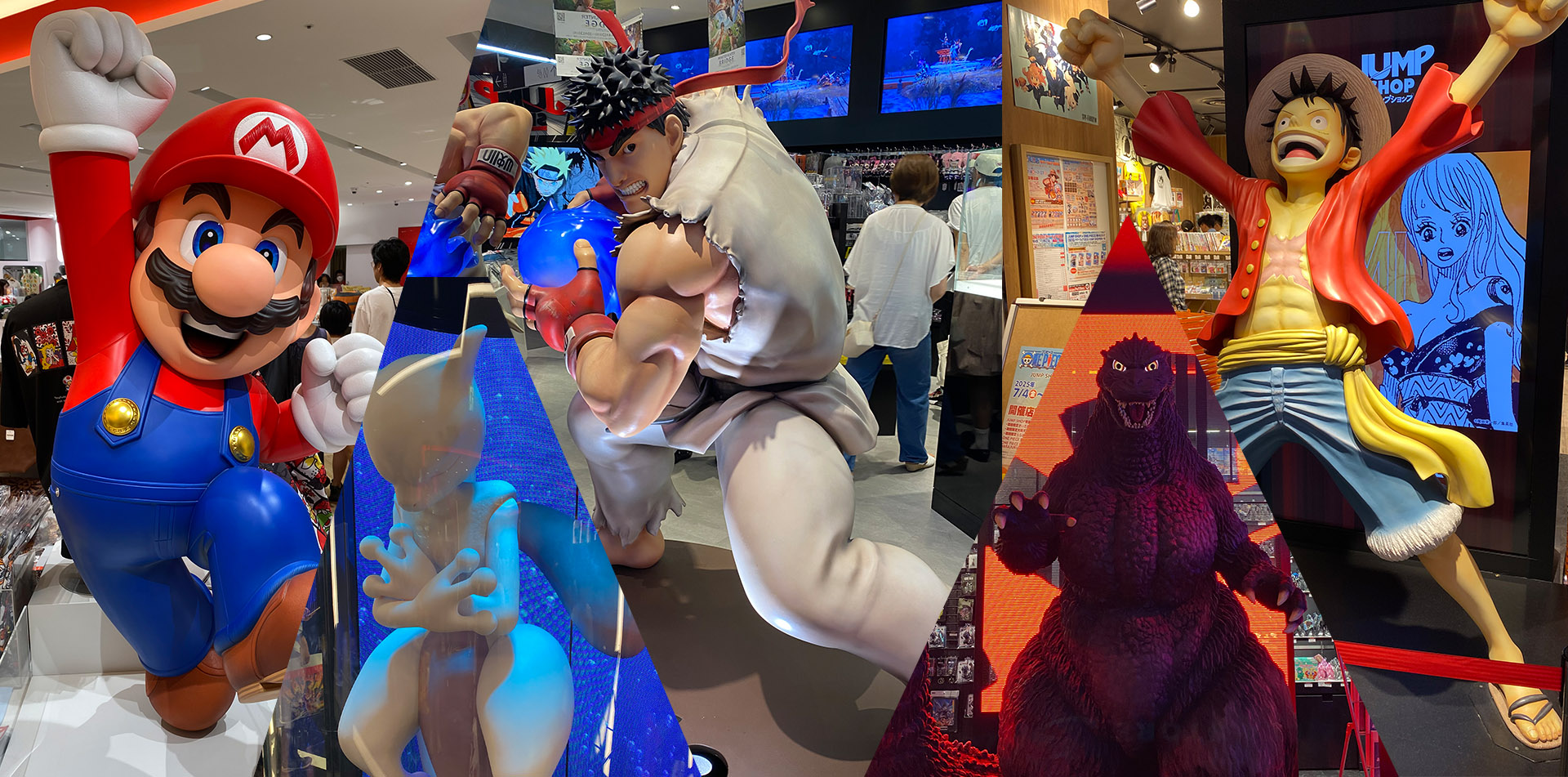 Nintendo Store, Pokémon Center, and other stores in Parco