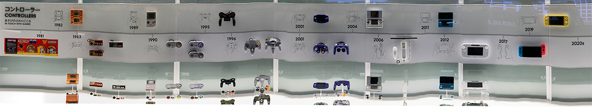 Os controles dos videogames da Nintendo