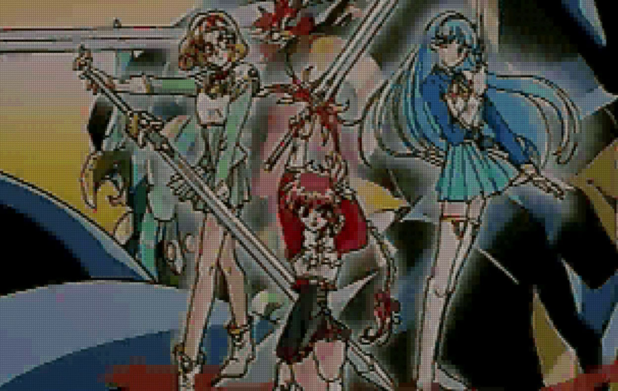 The three protagonists of Magic Knight Rayearth