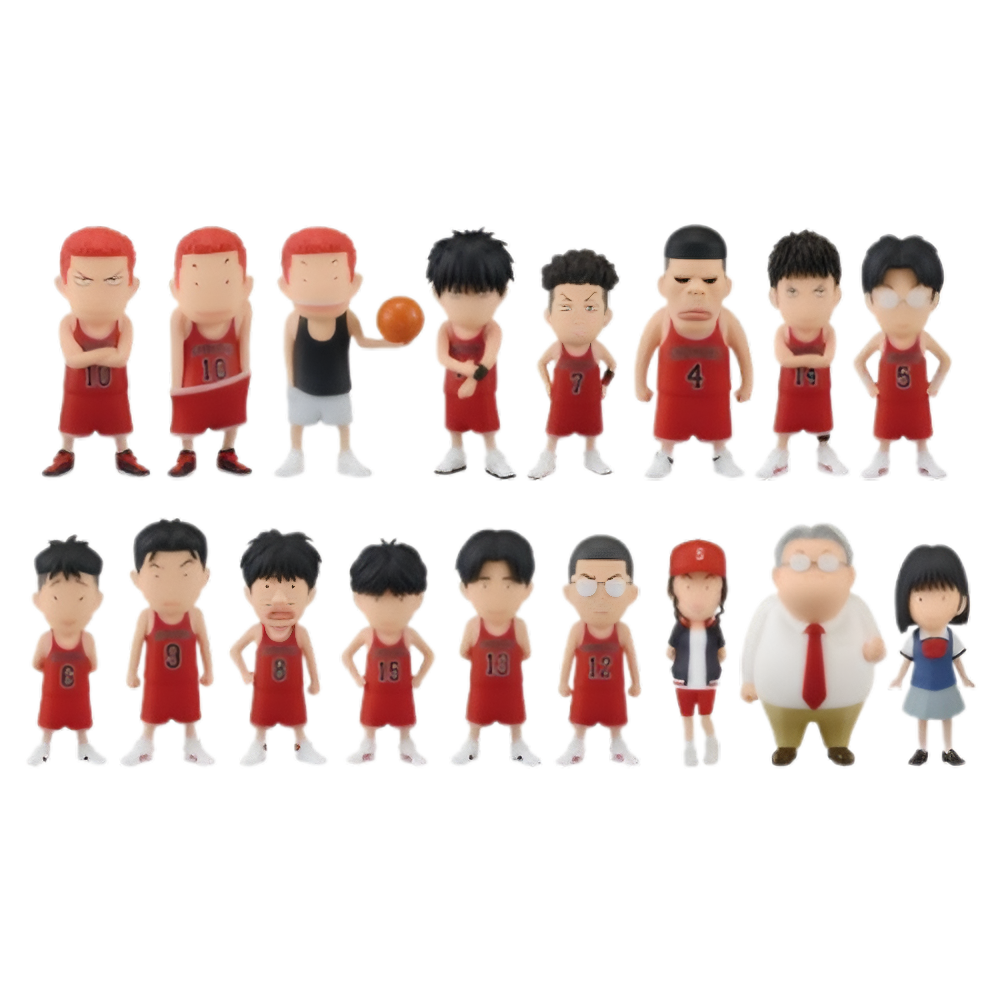 The First Slam Dunk” Figure Collection – Shohoku Set Complete Box 17 figures